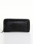 Портмоне мужское на молнии, отдел для телефона, карт, монет, цвет чёрный - Фото 5