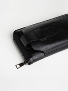 Портмоне мужское на молнии, отдел для телефона, карт, монет, цвет чёрный - Фото 4