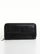 Портмоне мужское на молнии, пять отделений, чёрное - Фото 4