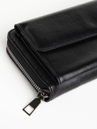 Портмоне мужское на молнии, пять отделений, чёрное - Фото 3