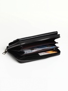 Портмоне мужское на молнии, пять отделений, чёрное - Фото 2