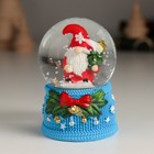 Снежный шар новогодний стеклянный «Гномик с бантом и колокольчиками», 4.6×4.6×6.7 см, МИКС - Фото 7