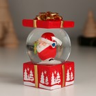 Снежный шар новогодний стеклянный «Персонаж в подарке», 4.5×4.5×7.3 см, МИКС - Фото 6