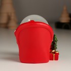 Сувенир полистоун водяной шар "Дед Мороз/Снеговик в кресле с медведем" МИКС 6,7х6,3х7,2 см   1047342 (комплект 12 шт) - фото 25377195