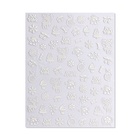 Наклейки для ногтей «Зимние сладости», белые - Фото 3