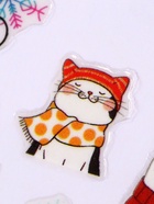 Наклейки для ногтей «Зимние звери», разноцветные - Фото 5