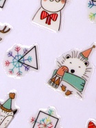 Наклейки для ногтей «Зимние звери», разноцветные - Фото 6