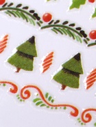 Наклейки для ногтей «Зимние узоры», красные, зелёные - Фото 5