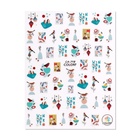 Наклейки для ногтей «Зимние птички», разноцветные - Фото 3