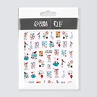 Наклейки для ногтей «Зимние птички», разноцветные - Фото 4