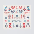 Слайдеры для ногтей «Hello Winter», разноцветные - Фото 2