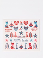 Слайдеры для ногтей «Hello Winter», разноцветные - Фото 4