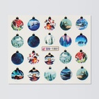 Слайдеры для ногтей «Ёлочные шары», разноцветные - Фото 2