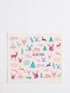 Слайдеры для ногтей «Олени», разноцветные - Фото 3