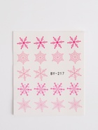 Слайдеры для ногтей «Снежинки», розовые - Фото 3