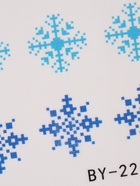 Слайдеры для ногтей «Снежинки», голубые, синие - Фото 2