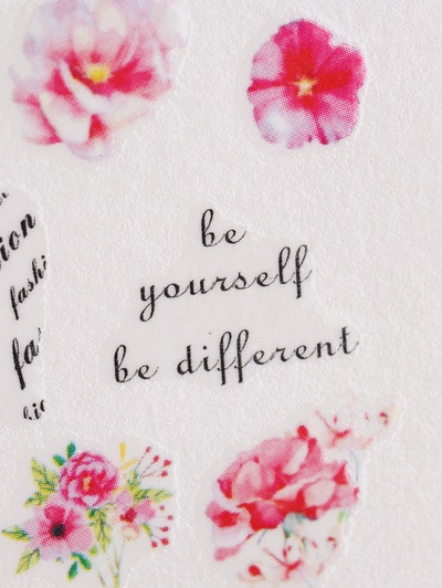Слайдеры для ногтей «Be yourself», разноцветные