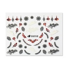 Наклейки для ногтей «Новый год», объёмные, фольгированные, разноцветные - Фото 2