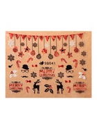 Наклейки для ногтей «Счастливого Рождества», фольгированные, разноцветные - Фото 4