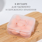 Спонжи для макияжа, набор - 10 шт., увеличиваются при намокании, бежевые - Фото 4