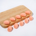 Спонжи для макияжа, набор - 10 шт., увеличиваются при намокании, бежевые - Фото 6