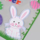 Наклейка на стекло «Счастливой Пасхи», силикон, 19.5×19.5 см - Фото 3