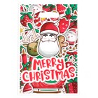 Пакет подарочный новогодний из жемчужной пленки, «Команда Санты», 17×25±1 см - Фото 1