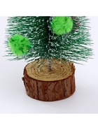 Декор «Ёлочка с цветными шарами», с текстильными игрушками, на подставке, 7×7×15 см - фото 23578949