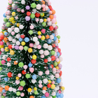 Декор «Ёлочка нарядная», украшенная пластиковыми шариками, на подставке, 7×7×15 см - Фото 2