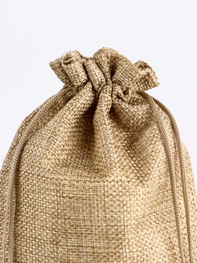 Холщовый мешочек для украшений, подарков и трав, текстиль «Эко», плотность 150 г/м², 17.5×12.5 см, набор 10 шт.