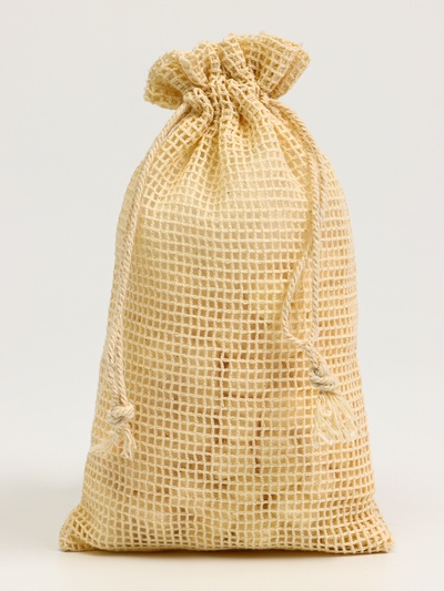 Хлопковый мешочек для украшений, подарков и трав, текстиль «Эко», плотность 150 г/м², 18×11.5 см, набор 10 шт.