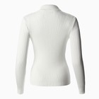 Джемпер женский MINAKU: Knitwear collection цвет белый, размер 46-48 - Фото 10