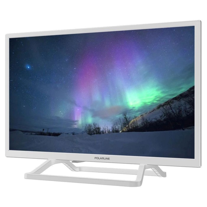 Телевизор LED PolarLine 24" 24PL52TC белый HD 60Hz DVB-T DVB-T2 DVB-C DVB-S2 (RUS) - фото 51633249