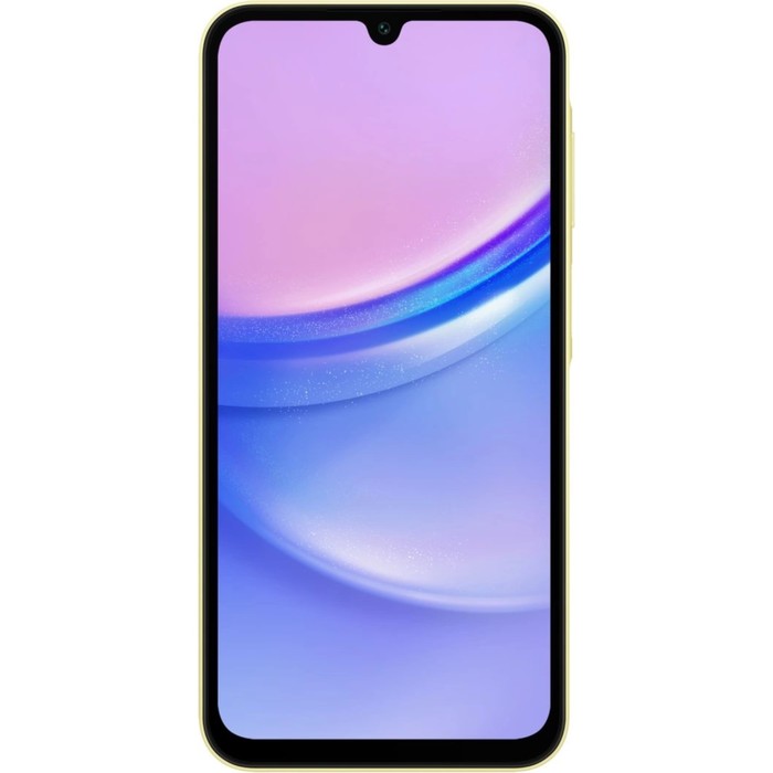 Смартфон Samsung SM-A155F Galaxy A15 128Gb 4Gb желтый моноблок 3G 4G 2Sim 6.5" 1080x2340 Android 14 - фото 51633288