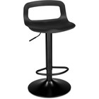 Стул барный Volt черный металл/пластик, черный 38x39x76 см - Фото 1