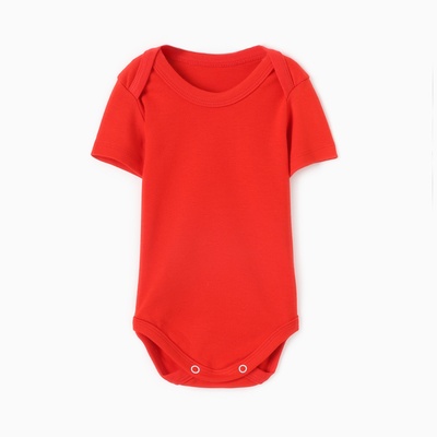Боди детское Bloom Baby, рост 80 см, красное