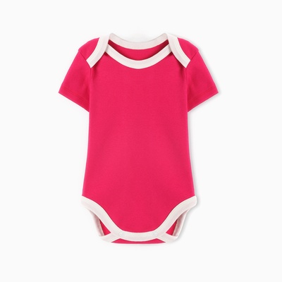 Боди детское Bloom Baby, рост 62 см, малиновое