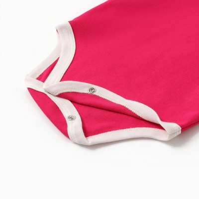 Боди детское Bloom Baby, рост 80 см, малиновое