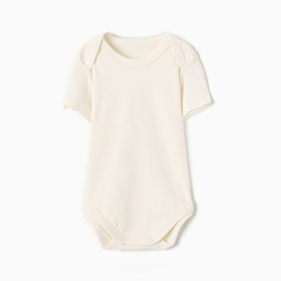 Боди детское Bloom Baby, рост 68 см, молочное