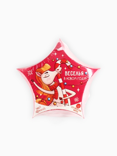 Чай новогодний «Веселья в Новом году», со вкусом мяты, 20 г