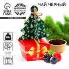 Чай новогодний чёрный «Подарок», вкус: лесная ягода,20 г - Фото 1