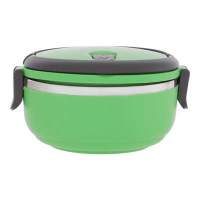Ланч бокс Доляна, 500 мл, 8×17 см, нержавеющая сталь, зелёный