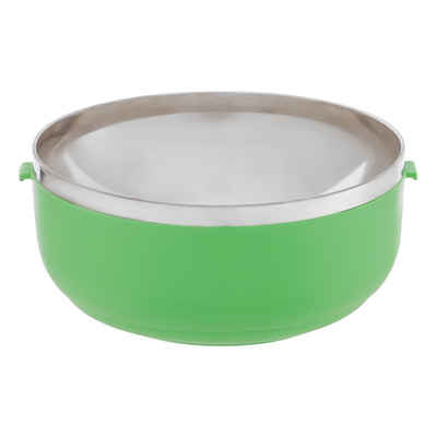 Ланч бокс Доляна, 500 мл, 8×17 см, нержавеющая сталь, зелёный