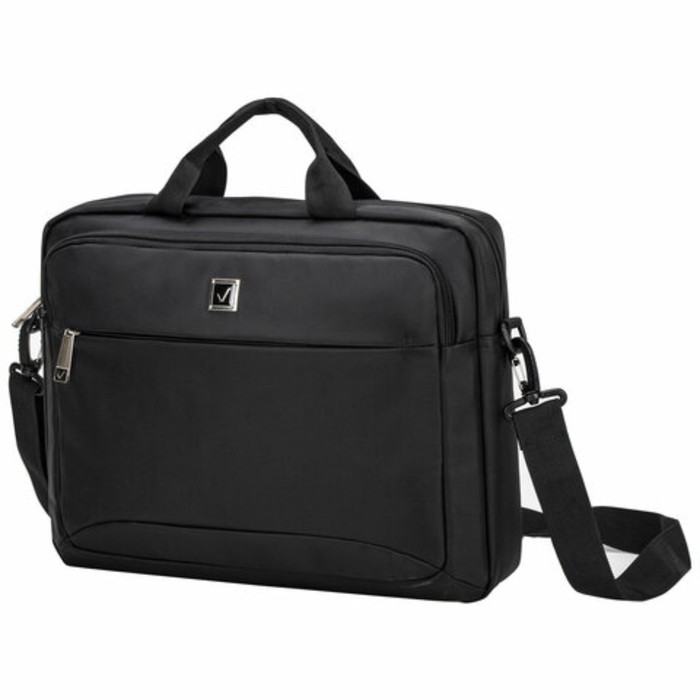 

Сумка портфель BRAUBERG PROTECT с отделением для ноутбука 15,6", 2 отделения, черная, 30х40х7 см, 270831