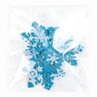 Декор "Снежинки" на клеевой основе, набор 6 штук, цвет голубой - фото 809176878 Декор "Снежинки" на клеевой основе, набор 6 штук, цвет голубой - фото 809176878