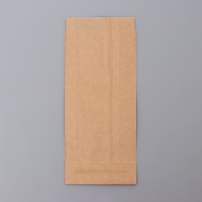 Пакет бумажный фасовочный, крафт, V-образное дно, 8×2×20 см