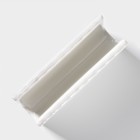 Салфетница керамическая Доляна «Классика», 10,5×3,5×6,5 см, цвет белый - фото 25400785