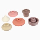 Развивающая игрушка - пирамидка M&B «Мороженка», силикон, от 3 мес. - Фото 5