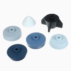 Развивающая игрушка - пирамидка M&B «Ракета», силикон, от 3 мес. - Фото 5