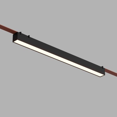 Светильник Belty Linear со светодиодом DK5576-BK, L=642mm, H=45mm, 48V, 24W, 120°, 4000K, IP20, чёрный, алюминий